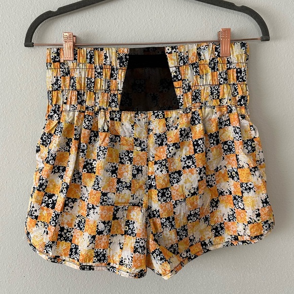 FP Movement The Way Home printed shorts floral check M - Picture 8 of 12